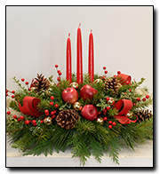 Candle Trio Centerpiece